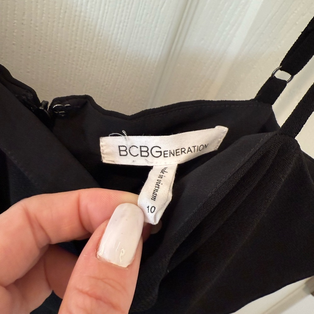 Bcbgeneration Black Strapless Pantsuit - image 4